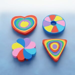 ERASER MULTICOLOUR