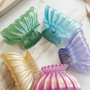Elegant  Marbled Claw Hair Clip