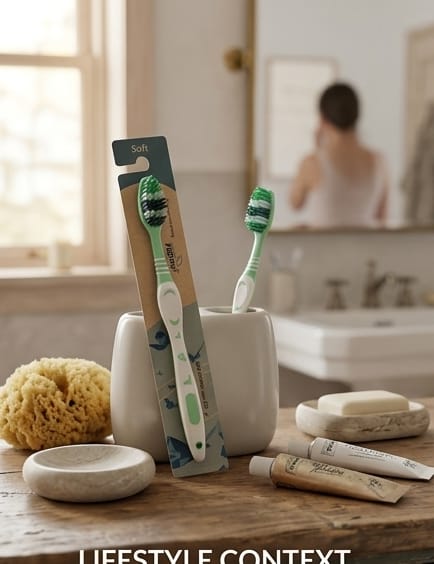 Soft Bristle Toothbrush for Daily Oral Care - Image 2