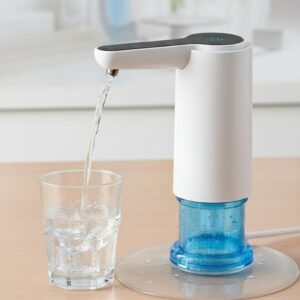 Electric Automatic Water Bottle Pump – White