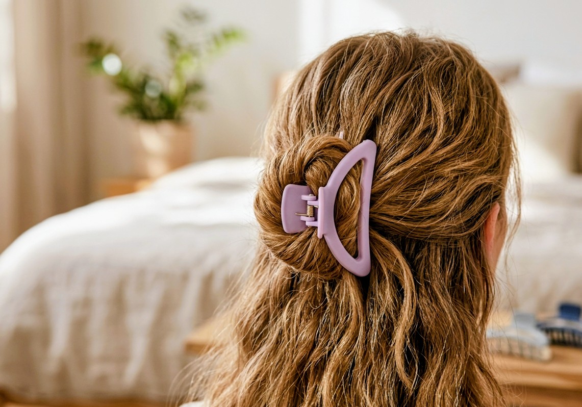 Pastel Matte Triangle Hair Claw Clips - Image 3
