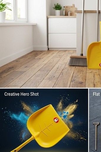 Heavy Duty Plastic Dustpan for Home - Image 4