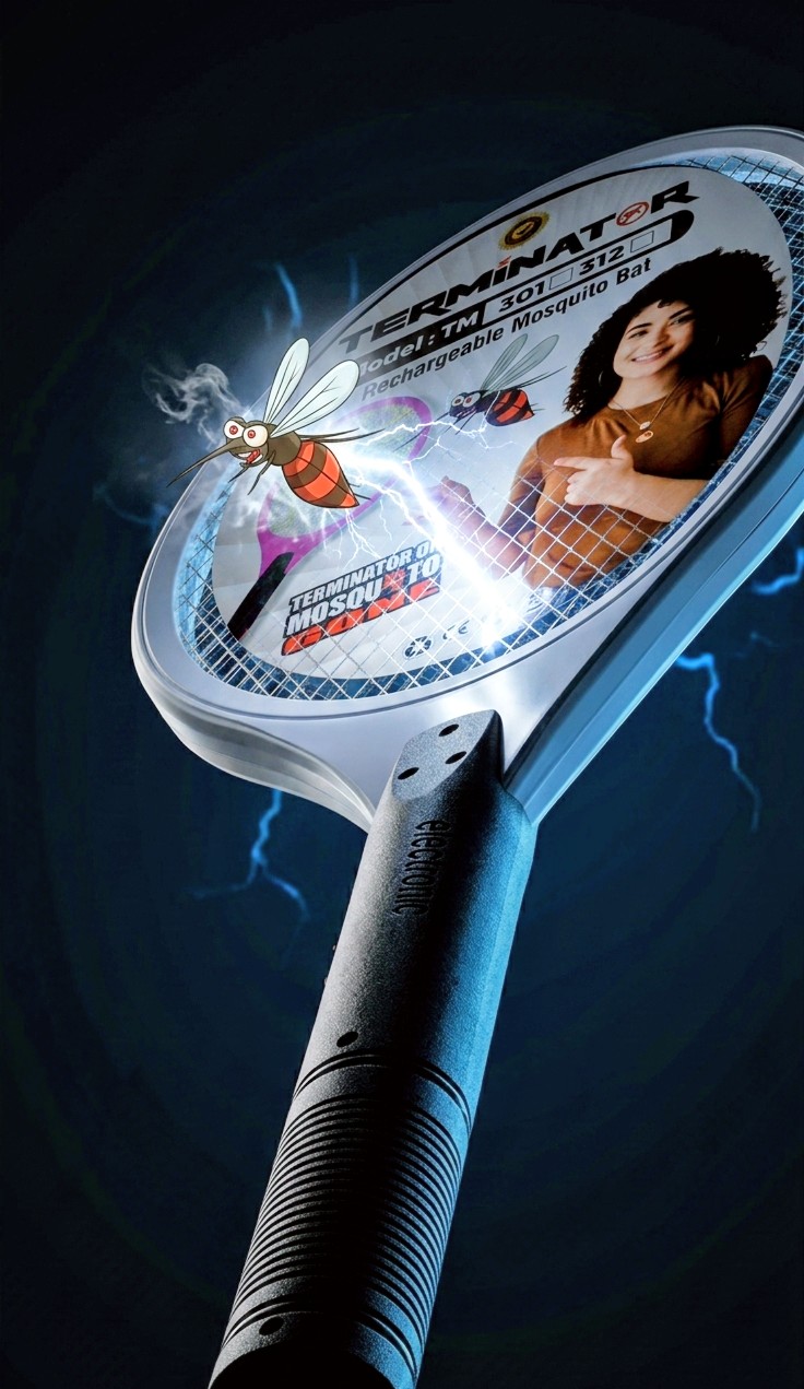 Rechargeable Electric Mosquito Racket Bat - Image 4