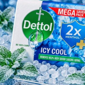 Dettol Icy Cool Soap with 2x Menthol,