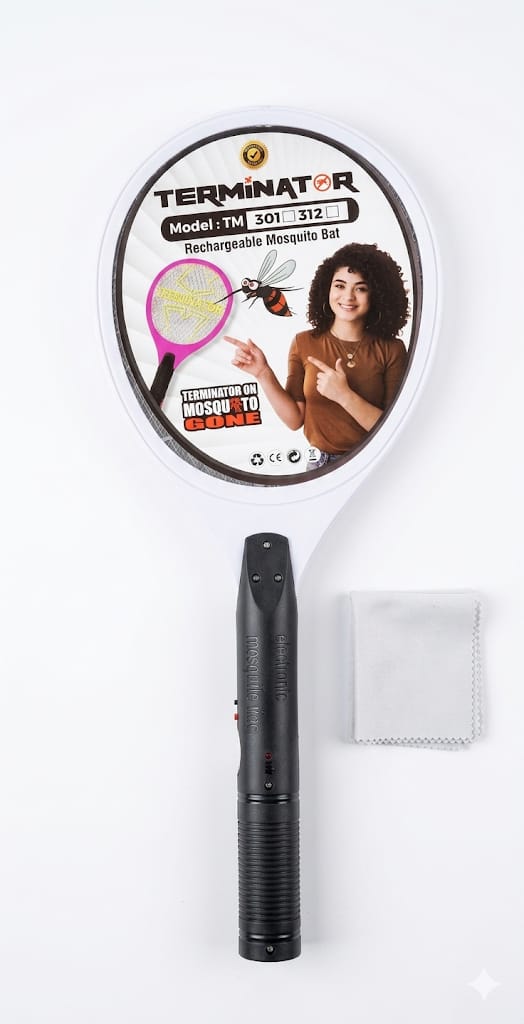 Rechargeable Electric Mosquito Racket Bat - Image 2