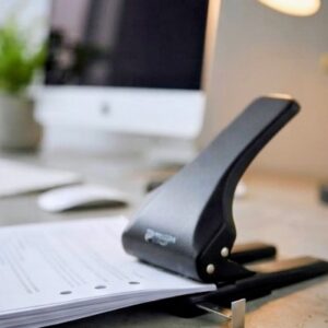 Heavy Duty Adjustable 2-Hole Paper Punch