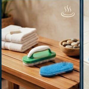 Hand & Nail Cleaning Brush with Grip Handle
