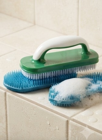 Hand & Nail Cleaning Brush with Grip Handle - Image 2