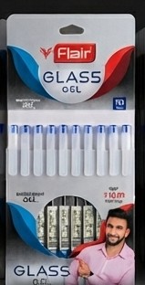 Flair Glass Gel Pen Set – Smooth Blue Ink - Image 2
